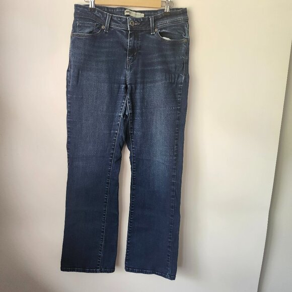 Levi’s 529 Curvy Bootcut Jeans Women’s Size 12L Dark Wash Stretch Denim - Picture 1 of 5